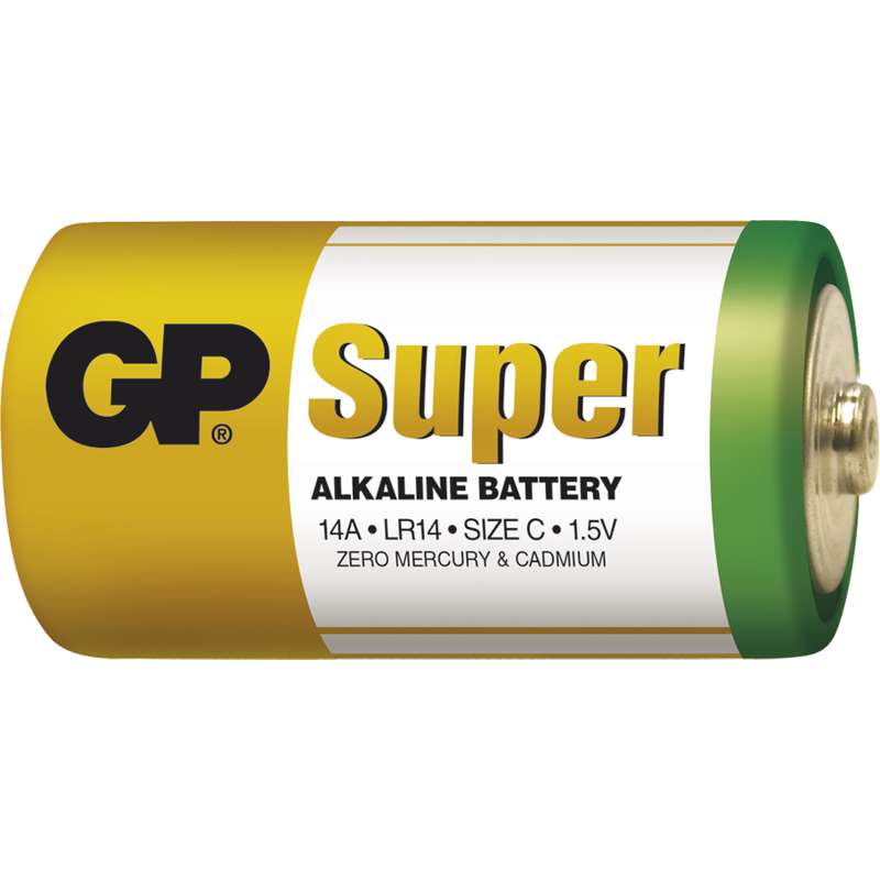Baterie GP SUPER C - alkalické 14A LR14 - 2 ks
